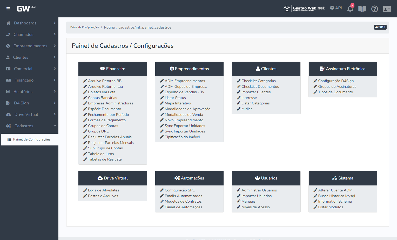 Gest&atilde;o Web | Gerencie sua empresa pela internet -  